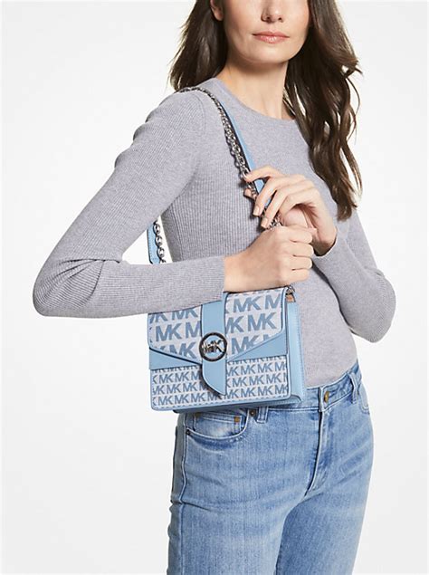 michael kors greenwich small logo jacquard crossbody bag|Greenwich Small Logo Jacquard Crossbody Bag .